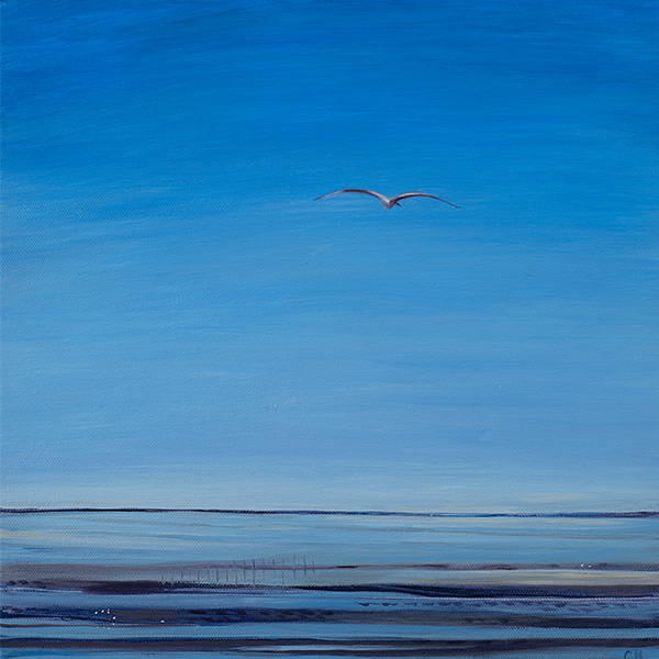 Gift; Oil on canvas - 45x45cm