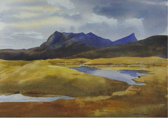 Ben Mor Coigach, Wester Ross - Watercolour