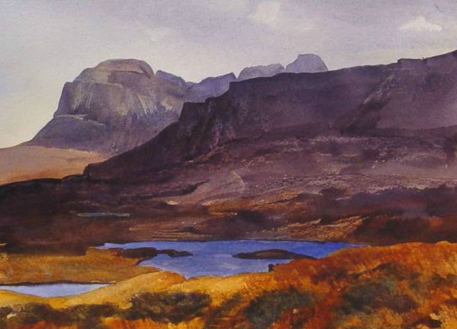 Suillivan, Wester Ross - Watercolour