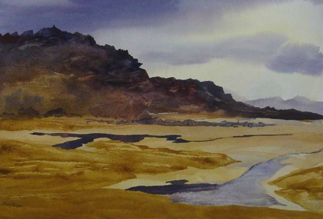 Hangman’s Rock, Strand, Isle of Colonsay - Watercolour