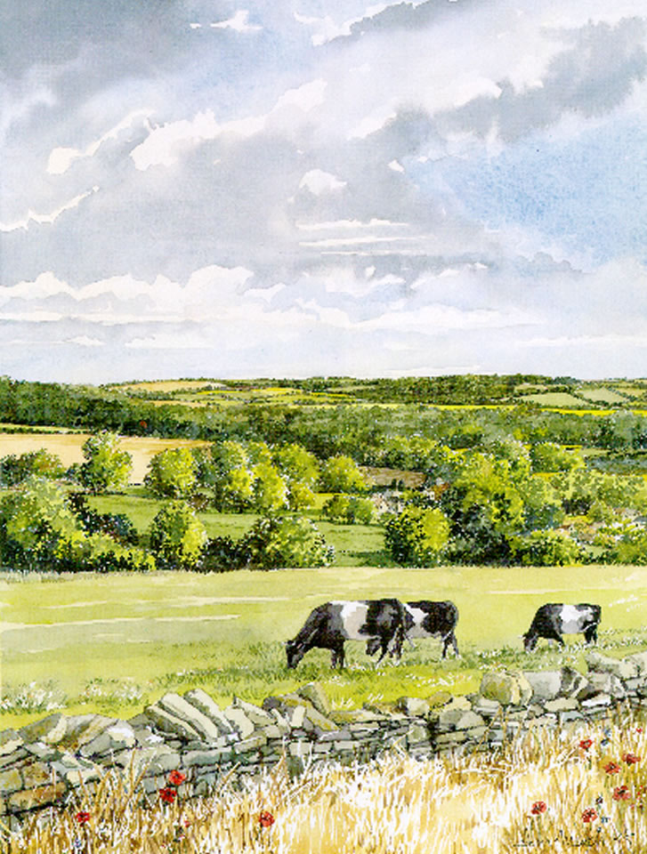 Above Upper Slaughter