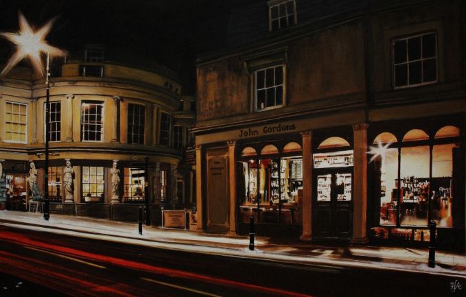 Cheltenham Night Scene